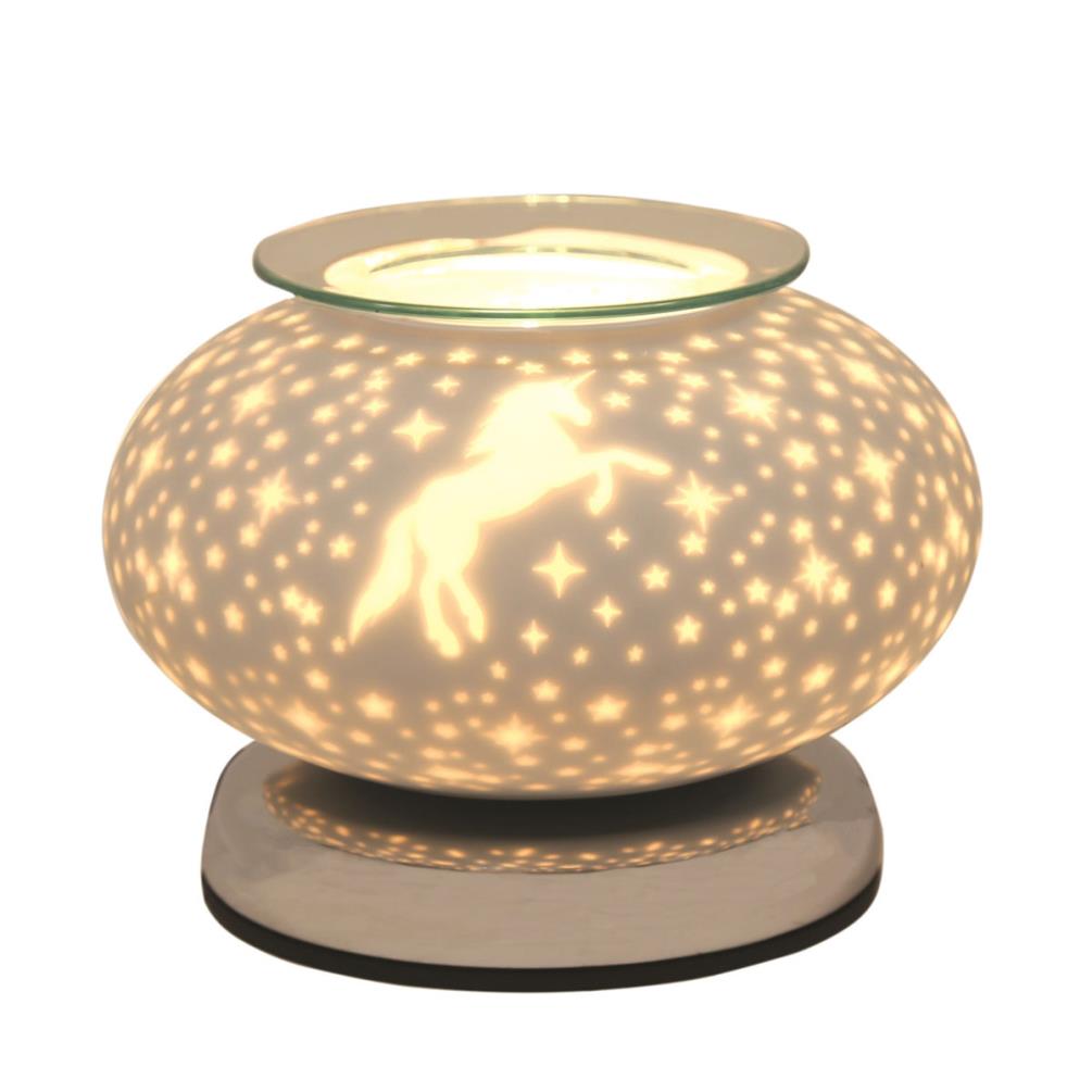 Aroma Unicorn Satin Ellipse Touch Electric Wax Melt Warmer £18.59